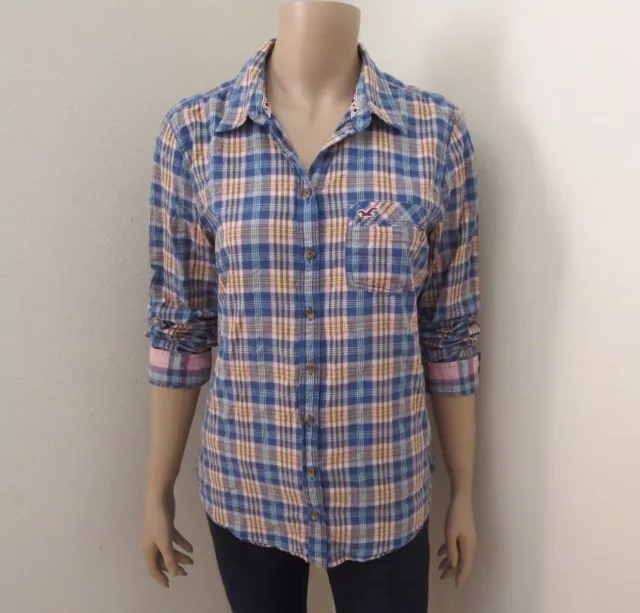 Camisas de cuadros para mujer hollister on sale