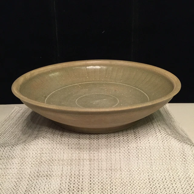 **RARE** Authentic 15th Century A.D. Burmese Celadon Large Plate 2