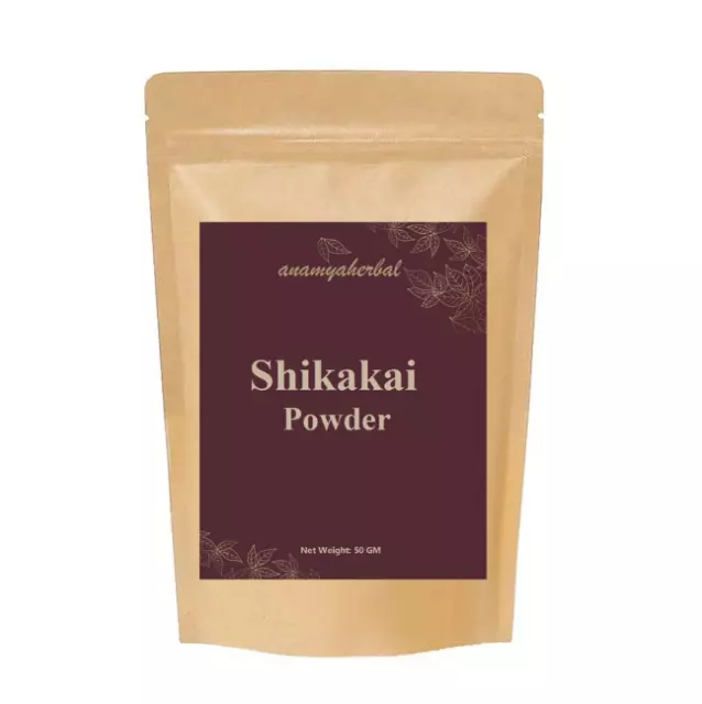 Poudre Shikakai aux herbes naturelles pures indiennes pour la perte de...