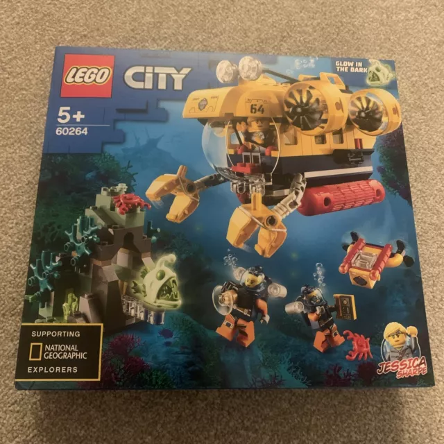 LEGO City Oceans Ocean Exploration Submarine (60264) Brand New Unopened