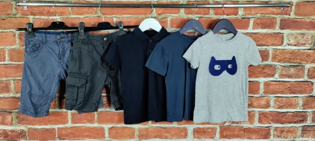 PACCHETTO RAGAZZI ETÀ 3-4 ANNI JOHN LEWIS M&S ecc TOP T-SHIRT PANTALONCINI BAMBINI SET 104CM