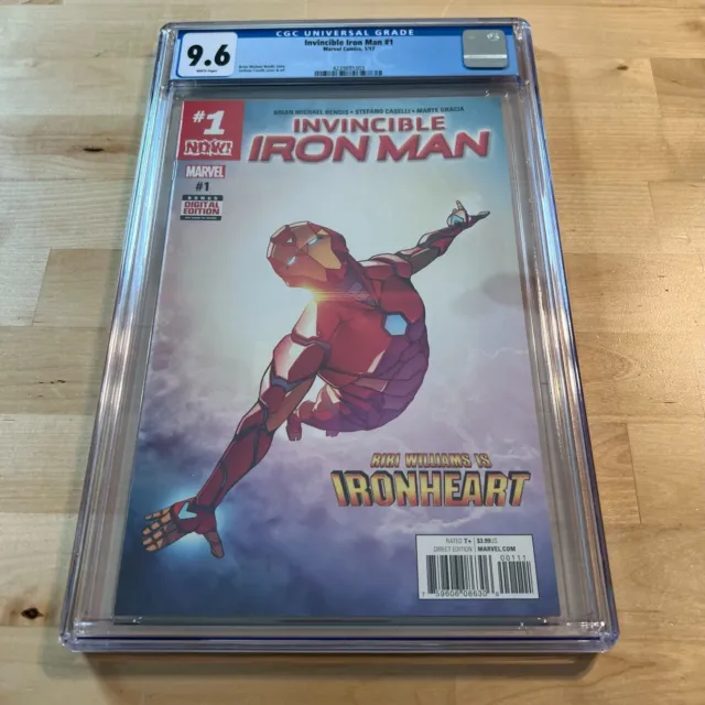 Invincible Iron Man #1 CGC 9.6 Rare Variant Riri Williams NM+