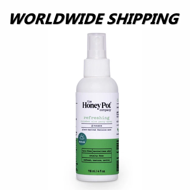 The Honey Pot Company Pepino Aloe Femenino Desodorante Spray 4 Fl Oz ENVÍO MUNDIAL