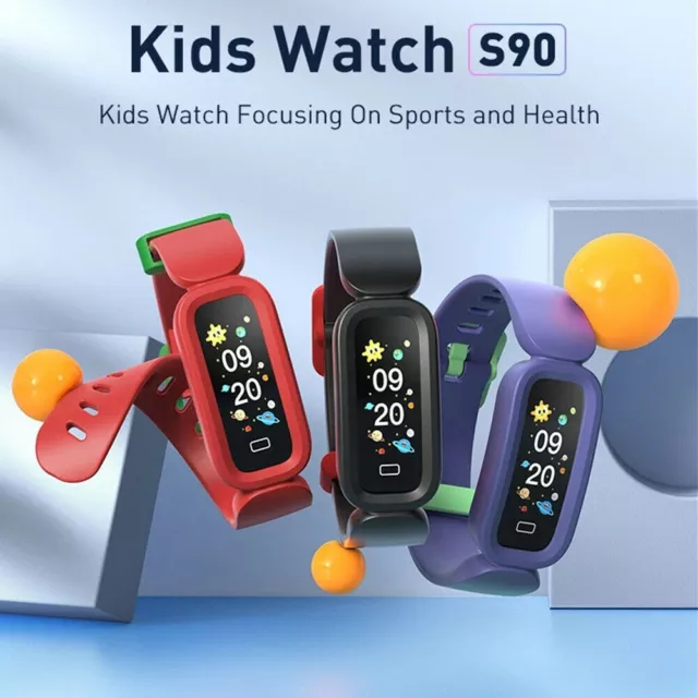 Kids Smart Watch Bluetooth Heart Rate Blood Pressure Fitness Sport Sleep Monitor