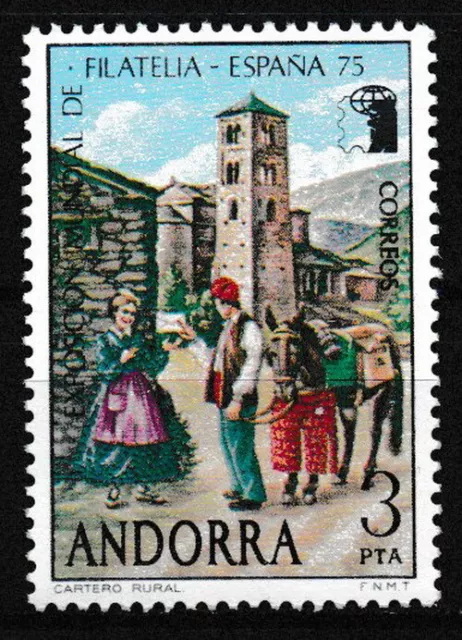 Andorra spanisch - Landbriefträger postfrisch 1975 Mi. 95