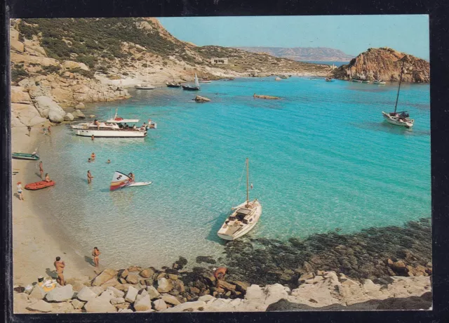 Cartolina Arcipelago di la Maddalena Isola Spargi Cala Corsara VA444