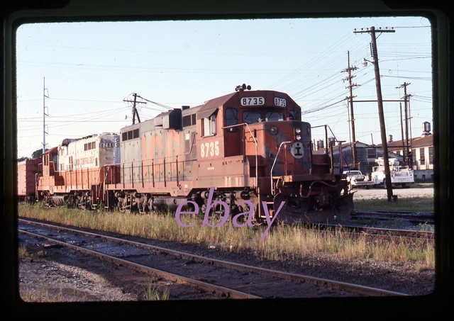 Orig Slide Illinois Central Gulf ICG #8735 GP11 1989