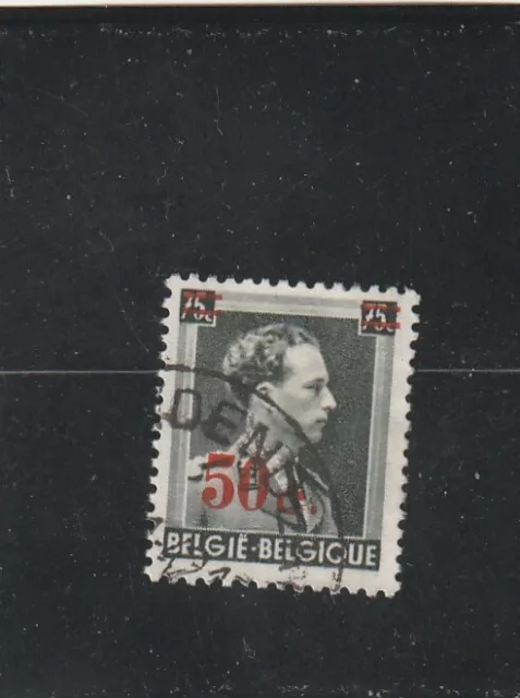 L5669 BELGIQUE  Timbre Y&T N° 571 de 1941-42 " Leopold III " Oblitéré