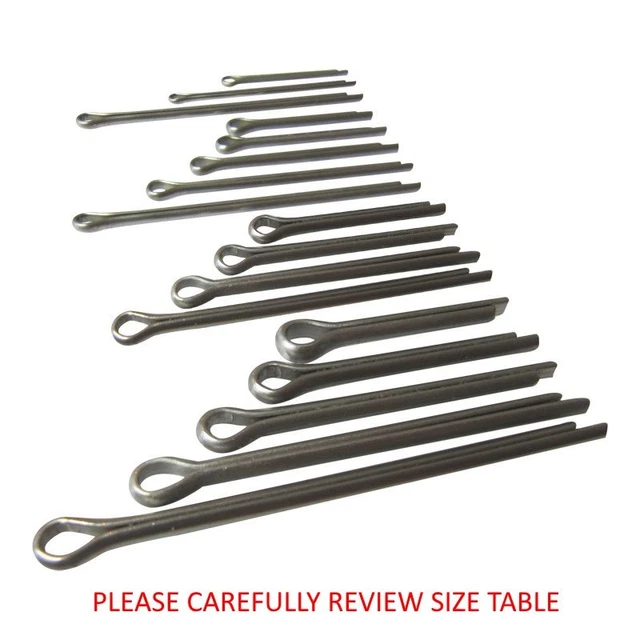 SPLITPINS / SPLIT Cotter Pins Stainless Steel A4Marine Grade (316