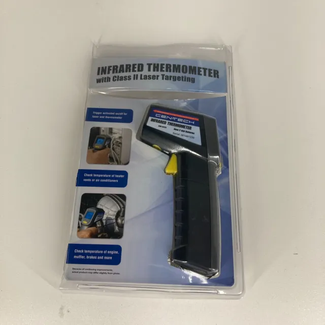 Cen-Tech Infrared Thermometer with Class II Laser Targeting BRAND NEW