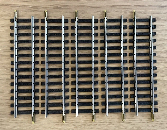 JOUEF HO. LOT DE 10 RAILS DROITS MAILLECHORT 248mm EUR 12,90 - FR JOUEF HO. LOT DE 10 RAILS DROITS MAILLECHORT 248mm EUR 12,90 - FR