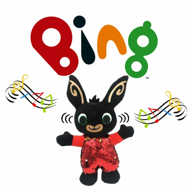 BING Peluche Musica Parlante Lingua Italiana Cantante Coniglio Bunny Nuovo 2019