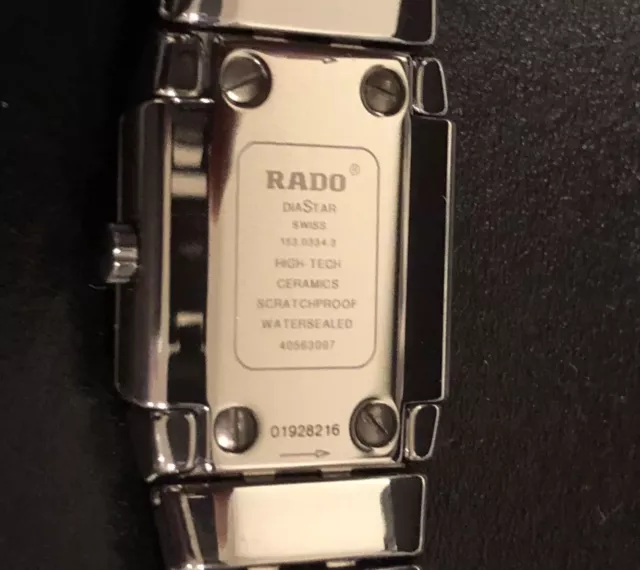 Montre à quartz suisse pour femme Rado DiaStar haute technologie en céramique, n° 153.0334.3 2