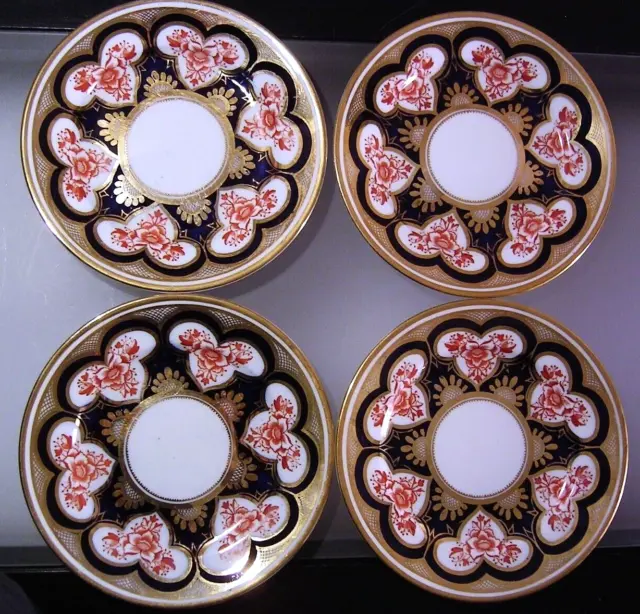 Wileman & Co Pre Foley Imari Dessert Plates set of 4