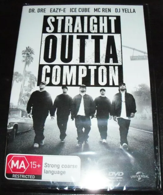 Straight Outta Compton (Dr Dre Eazy E Ice Cube) (Australia Region 4) DVD – New