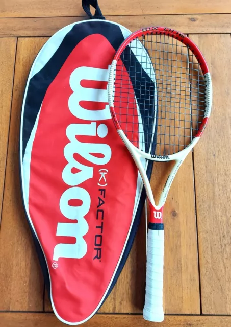 WILSON Tennis Racquet SIX ONE 95 BLX Amplifeel Graphite Basalt 4 3/8" + BAG