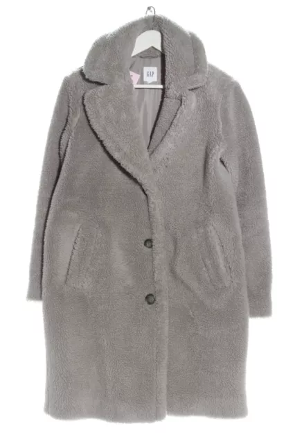 GAP Manteau de fourrure Dames T 38 gris clair style décontracté