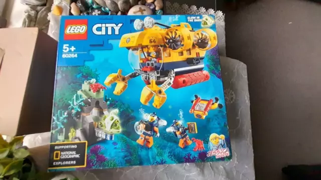 LEGO City Ocean Exploration Submarine 60264 Complete With Instructions Boxed