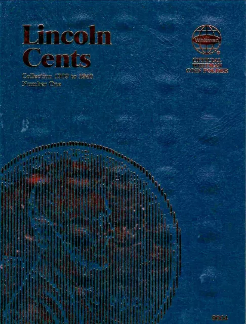 New Whitman Lincoln Wheat Cent Folder # 1 Starting 1909 through 1940