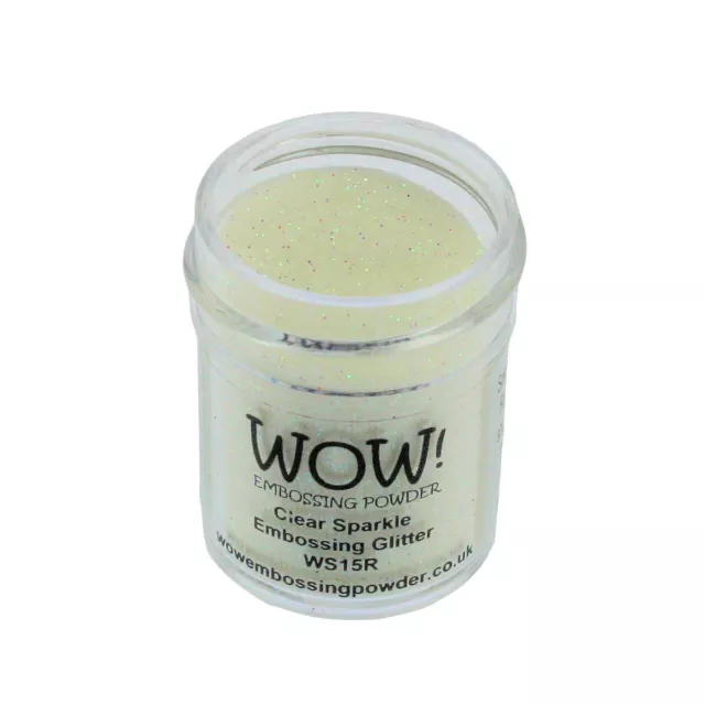 Wow! Glitter Embossing Powder 15ml - Clear Sparkle