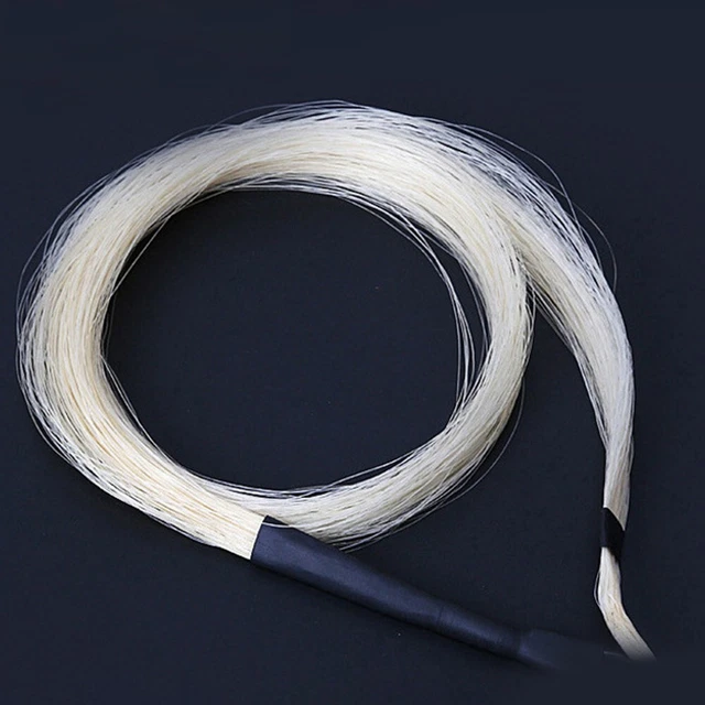 Corde capelli cavallo musical schiena viola 84 cm fiocco capelli violoncello Erhu