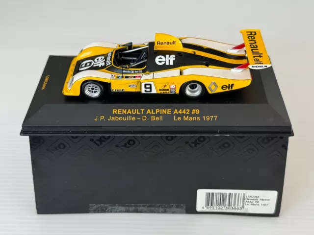 IXO MODELS LM LMC044 Renault Alpine A442 #9 24h Le Mans 1977 Jabouille Bell 1/43