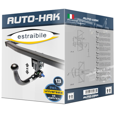 Auto-Hak Gancio traino adatto per Kia Venga Tipo YN fisso Auto Hak NUOVO 