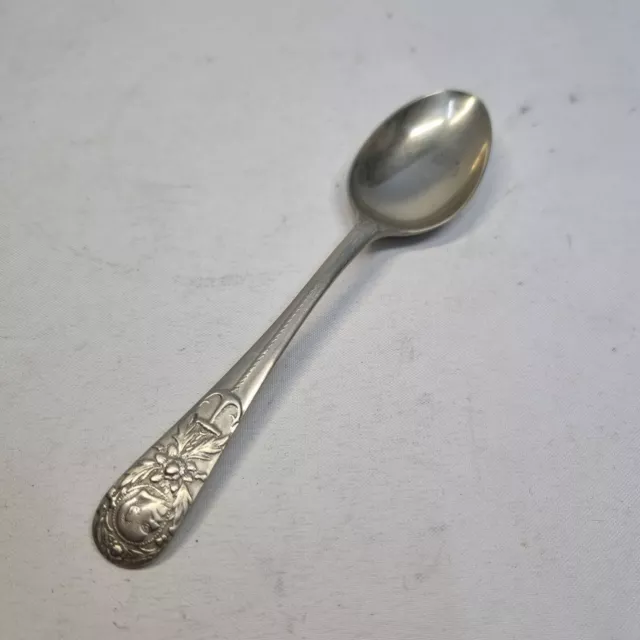 Antique Sterling Silver Spoon Crown Silver Georgian King George V
