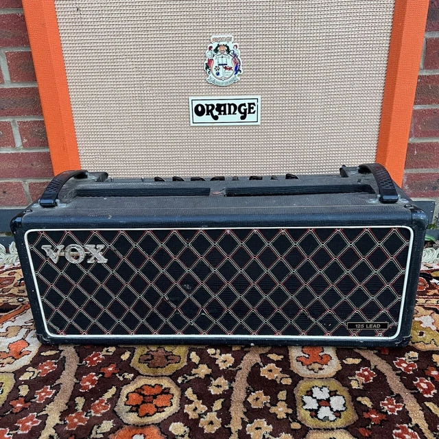 Vintage 1982 Vox V125 Climax UK EL34 Valve Amplifier Head *1980s*