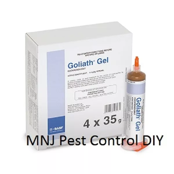 4 Goliath Cockroach Gel 35g  VERY STRONG Fipronil 6 German Cockroach Sticky Trap