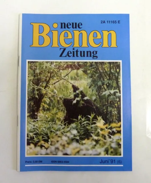 Neue Bienen Zeitung / Imkerzeitung Ausgabe 6 Juni 1991