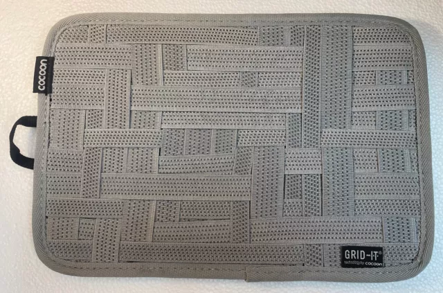 Cocoon CPG10GY GRID-IT Accessory Organizer - Medium 12" x 8" High-Rise Gray