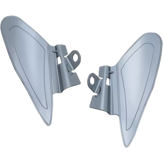 Kuryakyn Reflective Smoke Saddle Shields Heat Deflectors for Indian 7181