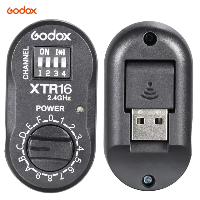 Godox XTR-16 Wireles Flash Receiver for X1N XT-16 Trigger+Remot Control E3M4