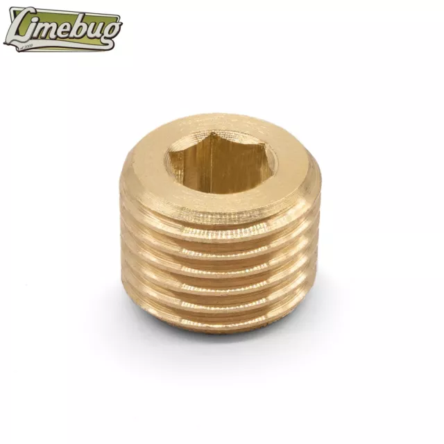 1/4" Air Tank Bung Male NPT(M) Air Ride Block Off Seal Tapered Plug Airlift