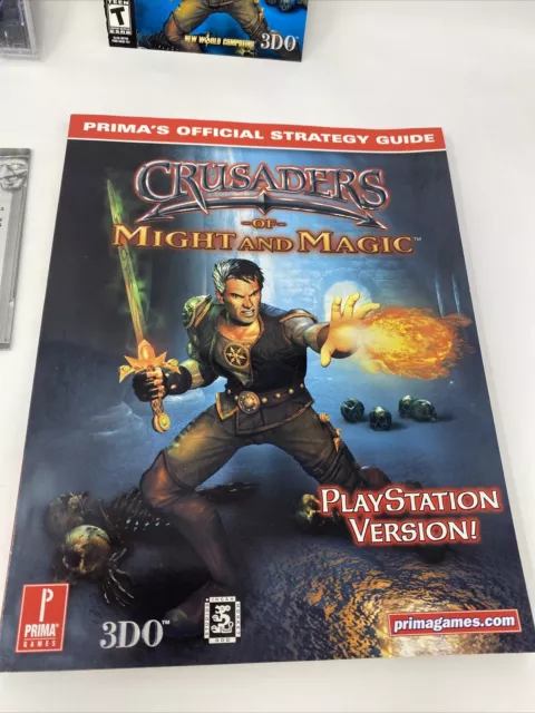 Crusaders Of Might And Magic Sony PlayStation 1 PS1 Video Game and Guide 2