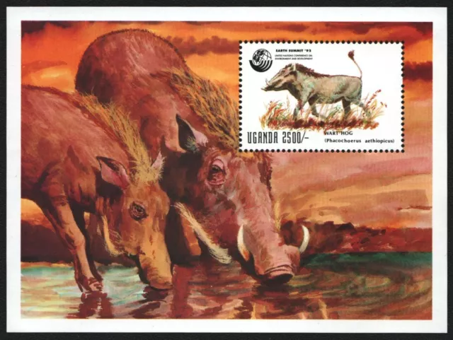 Uganda 1992 - Mi-Nr. Block 180 ** - MNH - Wildtiere / Wild animals