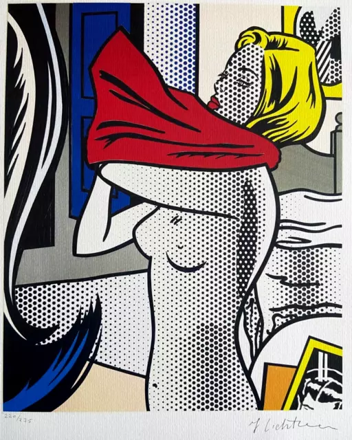 Roy Lichtenstein Litografía 1986 275 Ex (Thiebaud Keith Haring Jeff Koons )