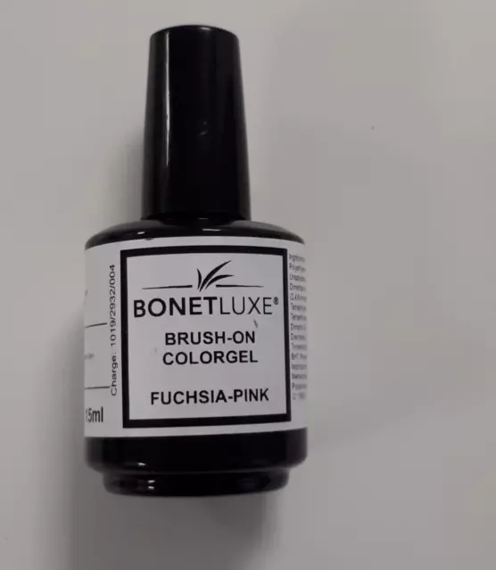 Bonetluxe BRUSH ON COLORGEL FUCHSIA PINK 15 ml vernis gel UV/LED /EBPQ