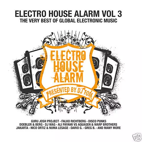 CD Electro House Alarma! 3 Pres. By Dj Tom De Varios Artistas 2CDs