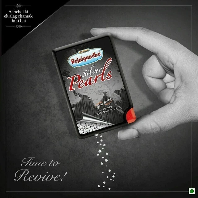 Rajnigandha Silver Pearls 12 x 5,75 g Semi di cardamomo Elaichi...