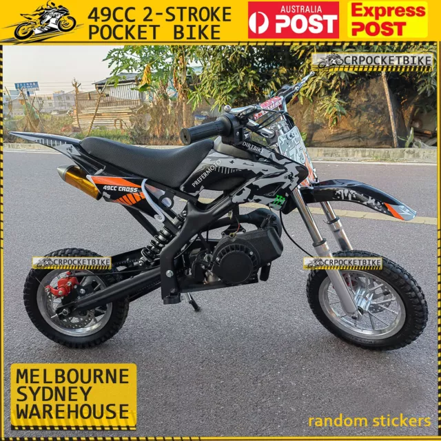 Dirt Bikes 2 Stroke 49CC 50CC Engine Mini Motorbike Kid Motorcycle Pocket Bikes