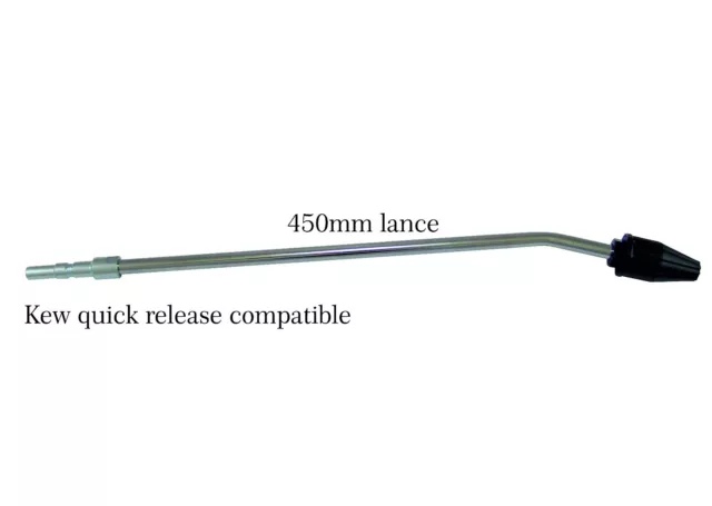 Kew Quick Release Compatible Angled Lance Turbo Nozzle Size 04 150 Bar Max 2