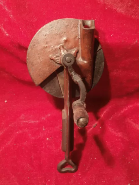 Antik Metall Gußeisen Bohnenschneider Gemüse Schneide Maschine Schnippler