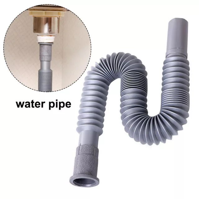 Universal Plastic Flexible Sink Drain Hose for Quick and Easy Installation