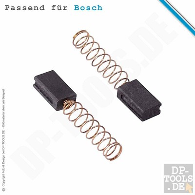 Berner 2 Balais de Charbon pour BERNER Bachd 043848 Perceuse à Percussion 5.7x6.9x15mm 