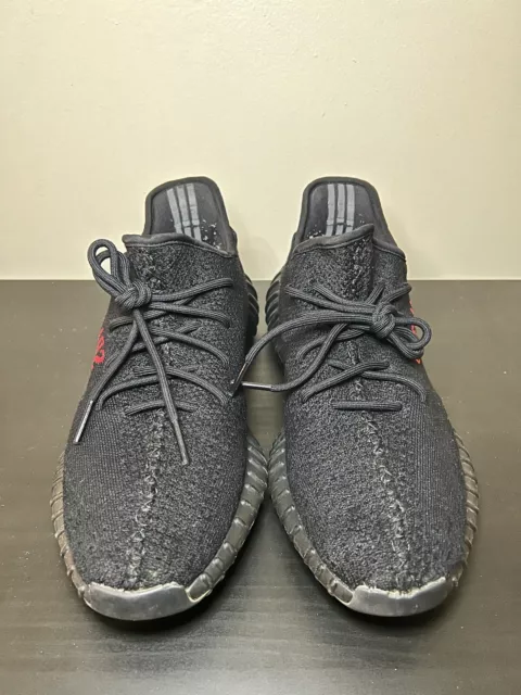 Size 12 - adidas Yeezy Boost 350 V2 Bred 2017 Used Authentic Men Kanye West