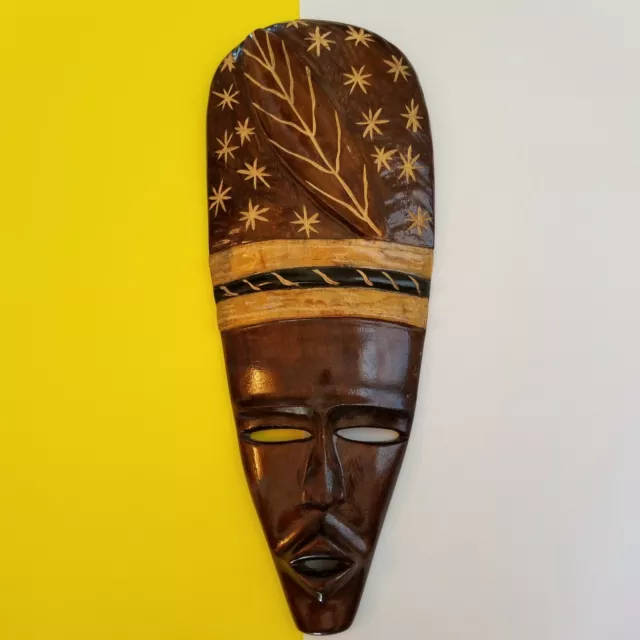 Carved Wood African Mask