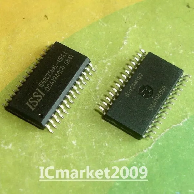 10 PCS IS62C256AL-45ULI SOP-28 IS62C256-45U 32K x 8 Low Power CMOS static RAM IC