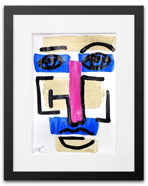 Corbellic Abstract Art 12X9 Fickle Arm Expressionism Brand New Collectible Paper